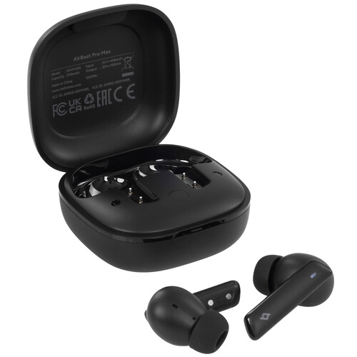 Купить Наушники TWS TTEC AirBeat Pro Max ANC черный 2024  9202619. Характеристики, отзывы и цены в Донецке