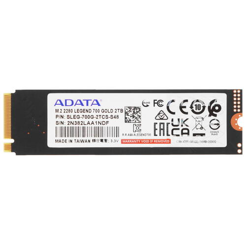 Купить 2000 ГБ M.2 NVMe накопитель ADATA LEGEND 700 GOLD [SLEG-700G-2TCS-S48]  5449363. Характеристики, отзывы и цены в Донецке