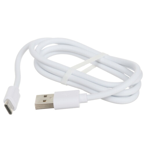 Купить Кабель круглый Olmio USB Type-C - USB 2.0 Type-A белый 1 м  5466502. Характеристики, отзывы и цены в Донецке