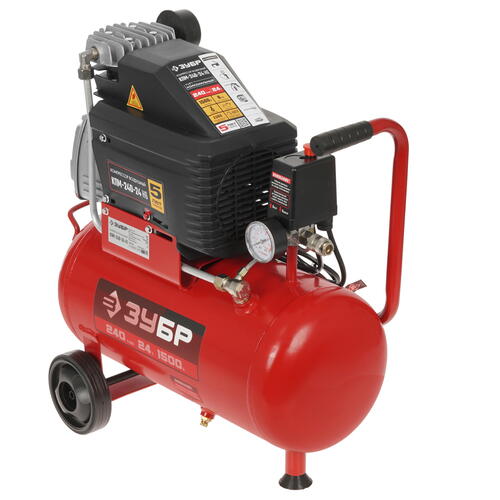 Купить Компрессор поршневой масляный Зубр КПМ-240-24 Н6  5308098. Характеристики, отзывы и цены в Донецке