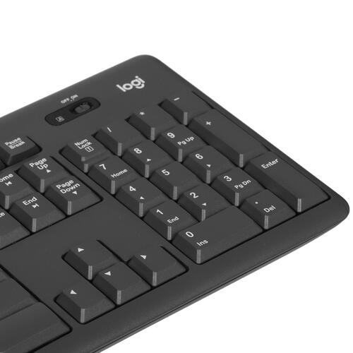 Купить Клавиатура+мышь беспроводная   Logitech Wireless Combo MK275 черный  5435850. Характеристики, отзывы и цены в Донецке