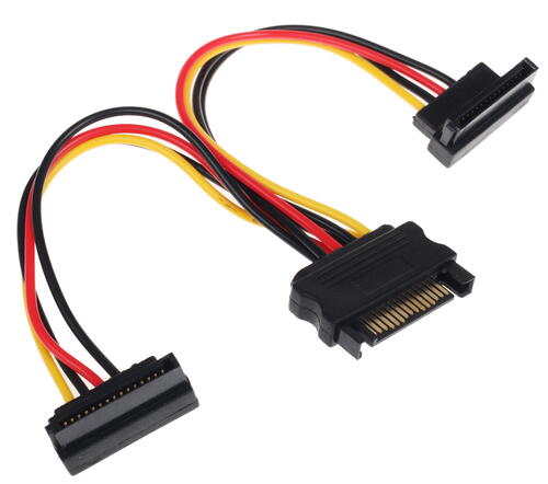 Купить Разветвитель для блока питания Cablexpert CC-SATAM2F-02  1190213. Характеристики, отзывы и цены в Донецке