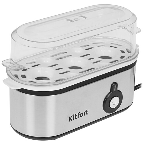 Купить Яйцеварка Kitfort КТ-6935 серебристый  9275025. Характеристики, отзывы и цены в Донецке