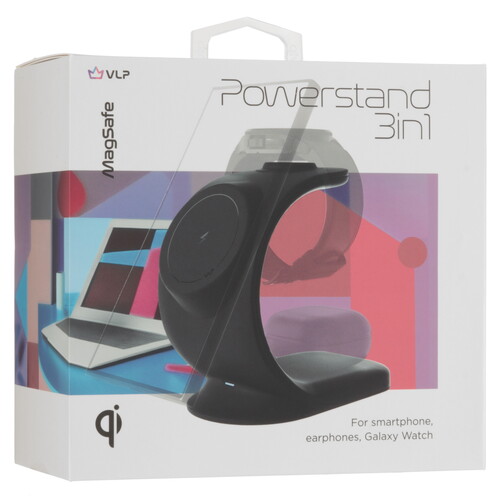 Купить Беспроводное зарядное устройство VLP Powerstand 3 in 1 for Samsung черный  9263143. Характеристики, отзывы и цены в Донецке