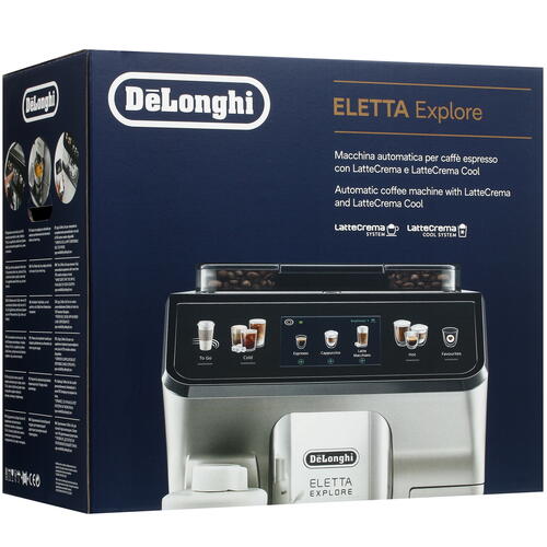 Купить Кофемашина автоматическая DeLonghi ECAM 450.55 S серебристый  5076591. Характеристики, отзывы и цены в Донецке