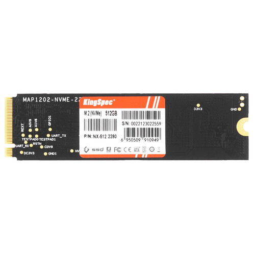 Купить 512 ГБ M.2 NVMe накопитель KingSpec NX-512  9907628. Характеристики, отзывы и цены в Донецке