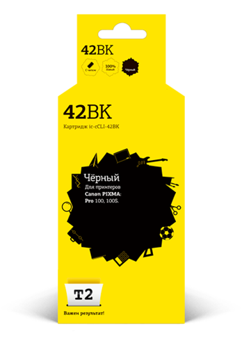 Купить Картридж T2 IC-CCLI-42BK черный  9115881. Характеристики, отзывы и цены в Донецке