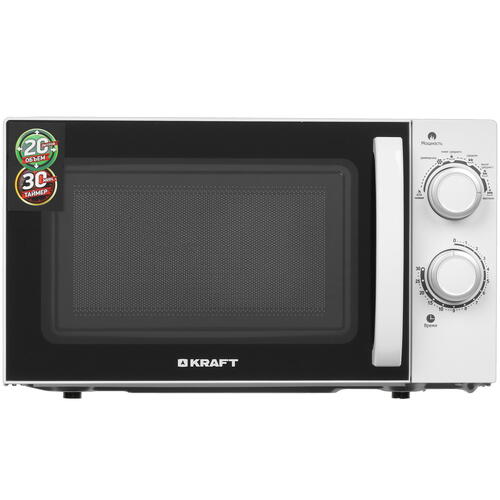 Купить Микроволновая печь KRAFT KF20MW7W-102M белый  8138462. Характеристики, отзывы и цены в Донецке