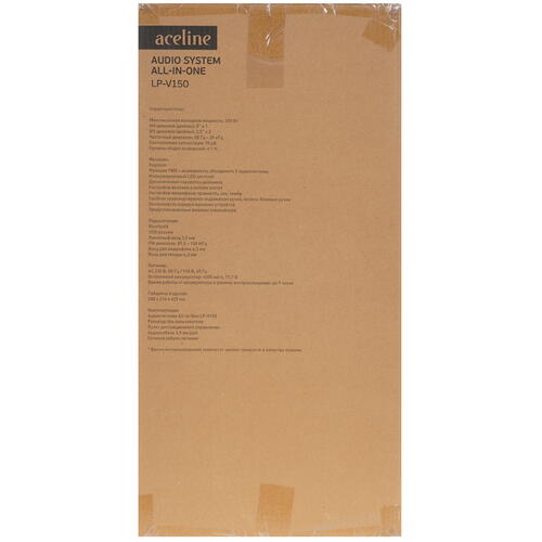 Купить Портативная аудиосистема Aceline LP-V150, черный  5080806. Характеристики, отзывы и цены в Донецке