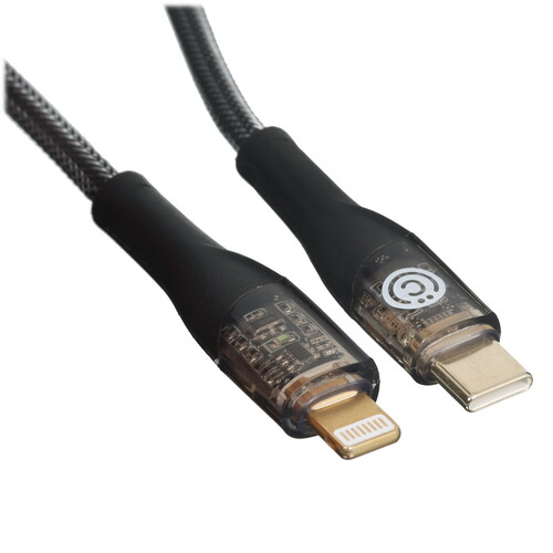 Купить Кабель круглый ВСЕГАЗИН Lightning 8-pin - USB Type-C черный 1 м  5482490. Характеристики, отзывы и цены в Донецке