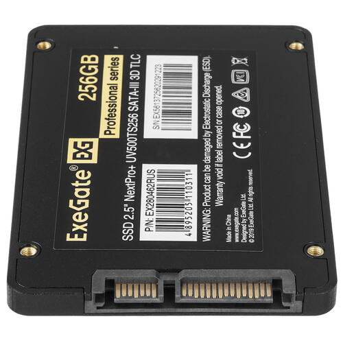Купить 256 ГБ 2.5" SATA накопитель ExeGate NextPro+ UV500TS256 [EX280462RUS]  9909457. Характеристики, отзывы и цены в Донецке