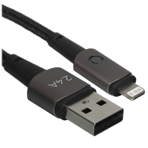Купить Кабель круглый DEPPA Lightning 8-pin - USB 2.0 Type-A серый 1.2 м  9113429. Характеристики, отзывы и цены в Донецке