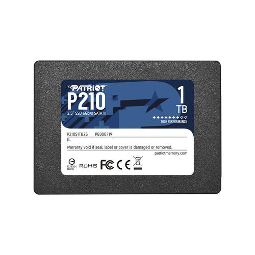 Купить 1000 ГБ 2.5" SATA накопитель Patriot Memory P210 [P210S1TB25]  4702172. Характеристики, отзывы и цены в Донецке