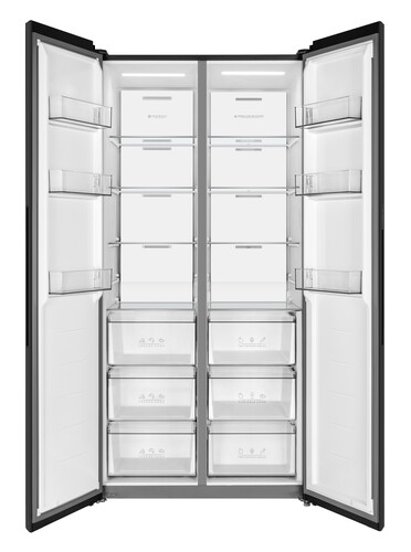 Купить Холодильник Side by Side   DEXP SBS4-75AMA серый  9287754. Характеристики, отзывы и цены в Донецке