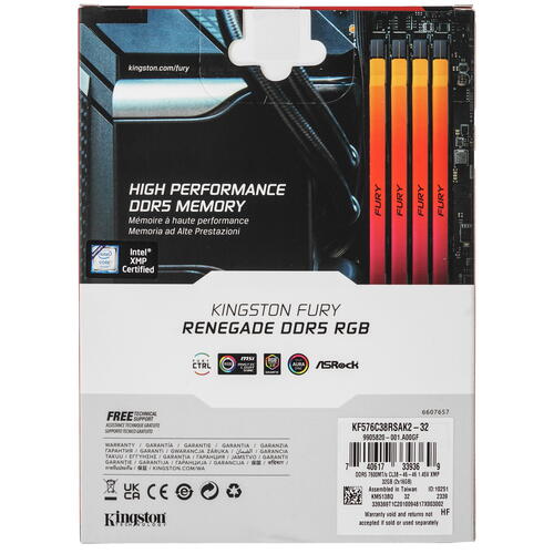 Купить Оперативная память Kingston FURY Renegade Silver RGB  5436375. Характеристики, отзывы и цены в Донецке