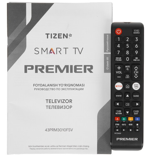 Купить 43" (109 см) Телевизор Premier 43PRM3010FSV черный  9211102. Характеристики, отзывы и цены в Донецке