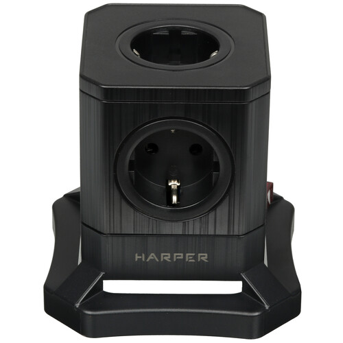 Купить Сетевой фильтр Harper UCH-730 Black черный  9291023. Характеристики, отзывы и цены в Донецке