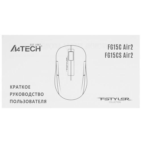 Купить Мышь беспроводная A4Tech Fstyler FG15C Air2  9188985. Характеристики, отзывы и цены в Донецке