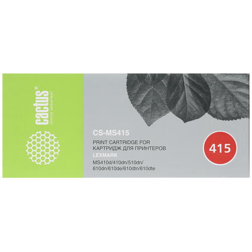 Купить Картридж лазерный Cactus CS-MS415 черный, с чипом  1276955. Характеристики, отзывы и цены в Донецке