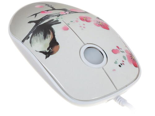 Купить Мышь проводная QUMO Office M43 Serenity белый  1243066. Характеристики, отзывы и цены в Донецке