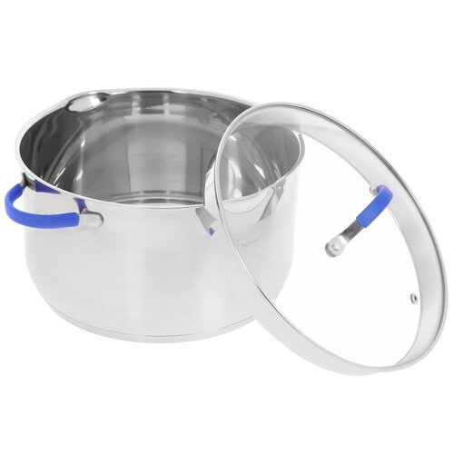 Купить Кастрюля Rainstahl RS\CS 2105-26 7.5 л 26 см серебристый  9151791. Характеристики, отзывы и цены в Донецке