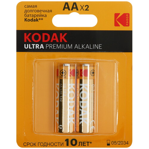 Купить Батарейка Kodak ULTRA PREMIUM AA (LR6/ER14505/FR6/R6P)  9253197. Характеристики, отзывы и цены в Донецке