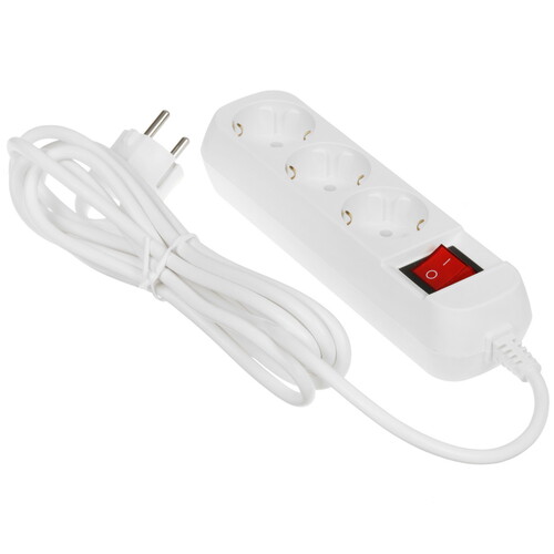 Купить Удлинитель Intro UES330-W белый  9131720. Характеристики, отзывы и цены в Донецке