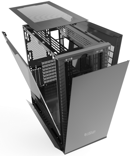 Купить Корпус PCCooler IE200 BK [C3-A500BKG1-GL] черный  5459027. Характеристики, отзывы и цены в Донецке