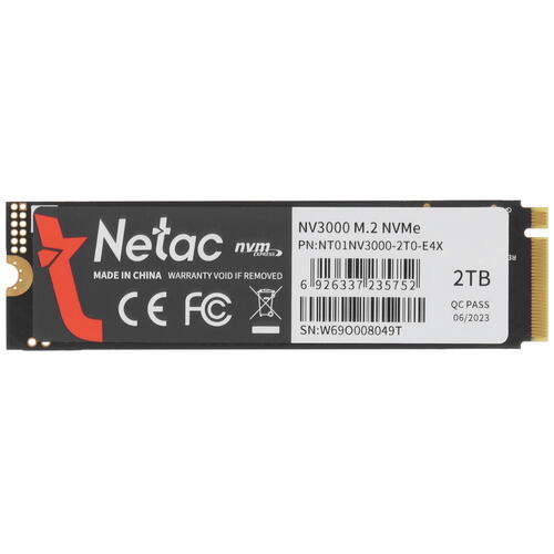 Купить 2000 ГБ M.2 NVMe накопитель Netac NV3000 [NT01NV3000-2T0-E4X]  9906957. Характеристики, отзывы и цены в Донецке