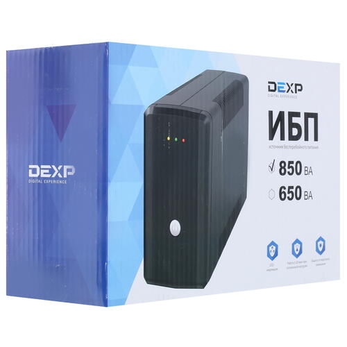 Купить ИБП DEXP CEE-E 850VA  1268580. Характеристики, отзывы и цены в Донецке