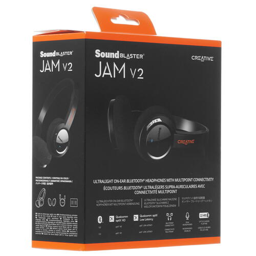 Купить Беспроводные наушники Creative Sound Blaster JAM V2 черный 2021  9927338. Характеристики, отзывы и цены в Донецке