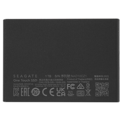 Купить 1000 ГБ Внешний SSD Seagate One Touch [STKG1000400]  4827674. Характеристики, отзывы и цены в Донецке