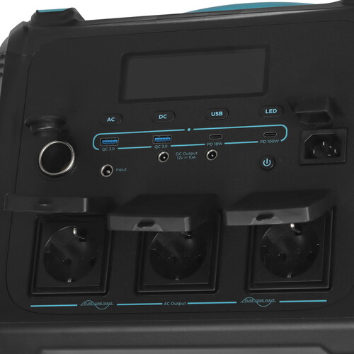 Купить Портативная зарядная станция FinePower Zeus 1000 черный  5434036. Характеристики, отзывы и цены в Донецке
