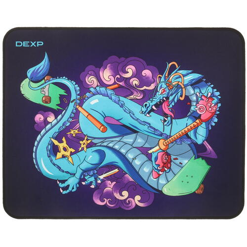 Купить Коврик DEXP OM-L Neondragon  голубой  5088997. Характеристики, отзывы и цены в Донецке