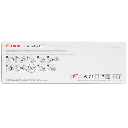 Купить Тонер-картридж лазерный Canon 055 C голубой  5319743. Характеристики, отзывы и цены в Донецке