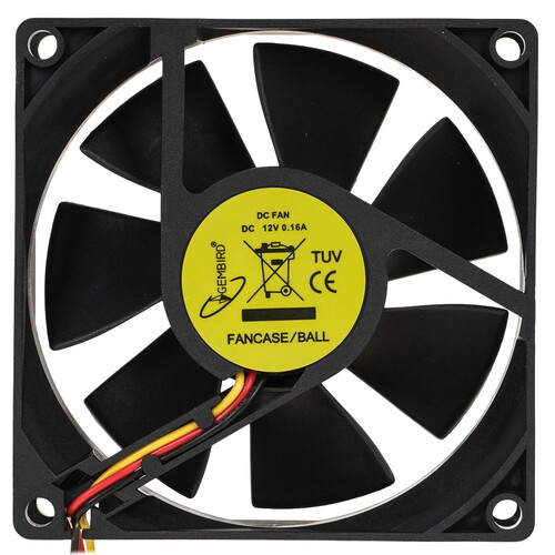Купить Вентилятор Gembird FANCASE/BALL [FANCASE/BALL-3100] черный  9250422. Характеристики, отзывы и цены в Донецке