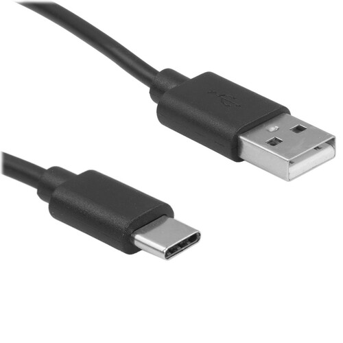 Купить Кабель круглый REXANT USB Type-C - USB 2.0 Type-A черный 1 м  5479556. Характеристики, отзывы и цены в Донецке