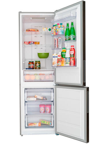 Купить Холодильник с морозильником  Schaub Lorenz SLU C188D0 G серебристый  9920933. Характеристики, отзывы и цены в Донецке