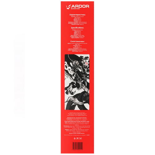 Купить Коврик ARDOR GAMING GM-XL Asia Dragon Black and White (XL) черный  5050637. Характеристики, отзывы и цены в Донецке