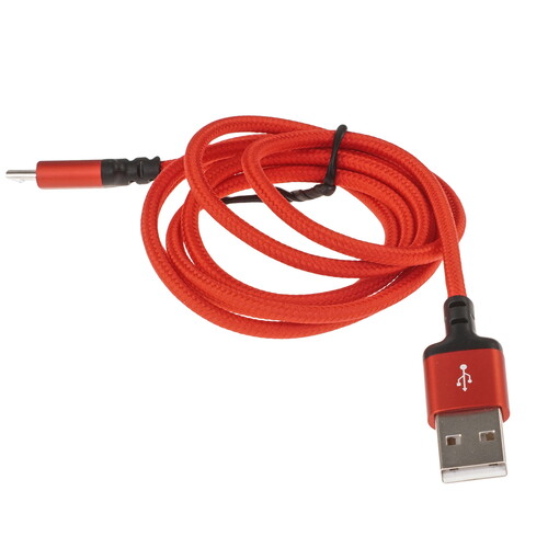 Купить Кабель круглый More Choice micro USB - USB 2.0 Type-A красный 1 м  9184646. Характеристики, отзывы и цены в Донецке