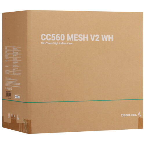 Купить Корпус DEEPCOOL CC560 MESH V2  5495615. Характеристики, отзывы и цены в Донецке