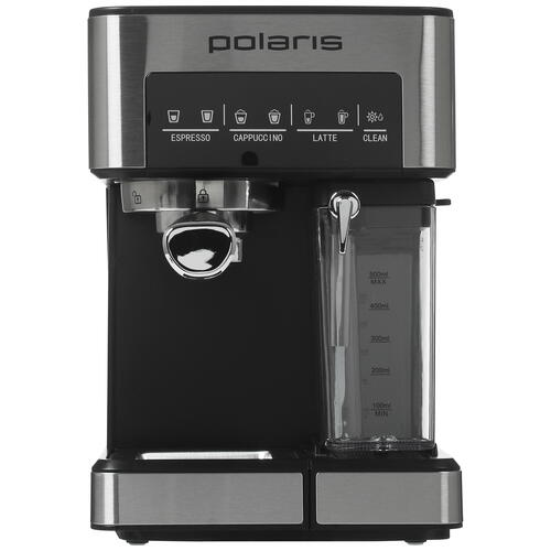 Купить Кофеварка рожковая Polaris PCM 1541E серый  5332368. Характеристики, отзывы и цены в Донецке