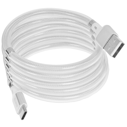 Купить Кабель круглый Olmio USB Type-C - USB 2.0 Type-A серебристый 1.2 м  4799956. Характеристики, отзывы и цены в Донецке