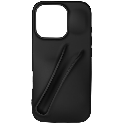 Купить Накладка  BoraSCO для Apple iPhone 16 Pro черный  5498126. Характеристики, отзывы и цены в Донецке