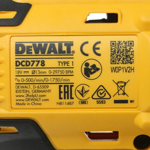 Купить Дрель-шуруповерт DeWalt DCD778D2T-QW XR FLEXVOLТ 18/54V  5437877. Характеристики, отзывы и цены в Донецке