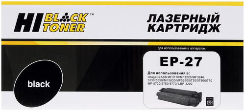 Купить Картридж лазерный Hi-Black EP-27 черный  7939732. Характеристики, отзывы и цены в Донецке
