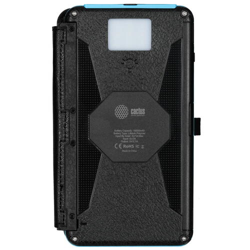 Купить Портативный аккумулятор Cactus CS-PBFSPT-10000 черный  9020507. Характеристики, отзывы и цены в Донецке