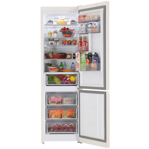 Купить Холодильник с морозильником   Hotpoint HT 7201I AB O3 бежевый  5450501. Характеристики, отзывы и цены в Донецке