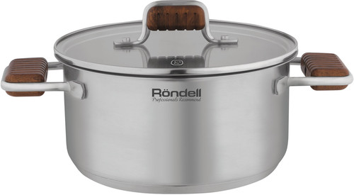 Купить Кастрюля Rondell Fjord RDS-1791 3.2 л 20 см серебристый  9309587. Характеристики, отзывы и цены в Донецке