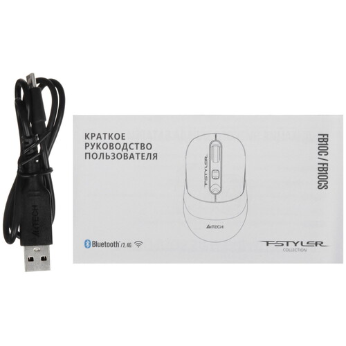Купить Мышь беспроводная A4Tech Fstyler FB10CS  5468282. Характеристики, отзывы и цены в Донецке